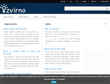 Tablet Screenshot of izvirno.si